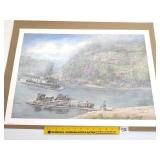 Fred Thrasher Print - Foggy Morning -  Signed &