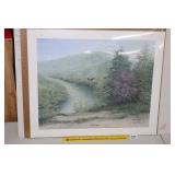 Fred Thrasher Print - Lovers Leap -   Signed &