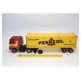 Vintage Ertl Pennzoil Semi-Truck and Trailer,