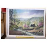 Fred Thrasher Print - Mountain Homeplace -