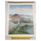 Fred Thrasher Print - The Harvest -  Signed &