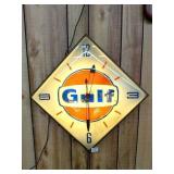 Vintage Original 15 Inch Gulf Oil Pam Light Up