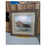 Framed Fred Thrasher Print - The Harvest -  -