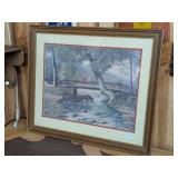 Framed Fred Thrasher Print - The Country Doctor -