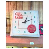 Vintage 1960s Coca-Cola  Wall Clock - Measures