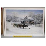 Fred Thrasher Print - Home For Christmas -