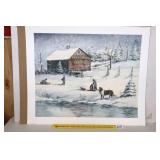 Fred Thrasher Print - A Country Tradition -
