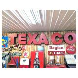 Authentic Vintage Texaco Light-Up Letters.