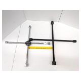 (2) 4 Way Lug Wrenches