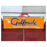 New Reproduction Gulfpride Motor Oil Metal Sign