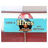 Original, Excellent Hires Root Beer Single Sided