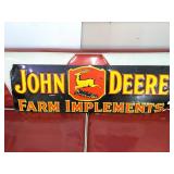 John Deere Farm Implements Metal Sign - Measures