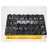 Group of Christmas Earrings with Display
