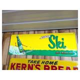 Drink SKI Sign - Measures Approx. 42W x 14T
