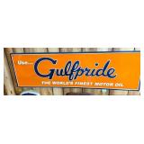 Reproduction Gulfpride Motor Oil Metal Sign -