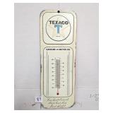Vintage Texaco Thermometer Sign - Measures