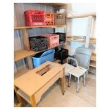 Corner Clean out includes sewing Machine table -