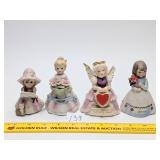 (4) Vintage Ceramic Birthday Girls, have some