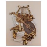 Large Vintage Molded Plastic Wall Hanging -