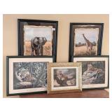 Framed Animal Décor Prints