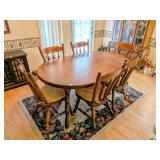 Dining Table with (6) Chairs - has laminate top -
