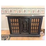 Vintage Telex Stereo Cabinet with Turntable and