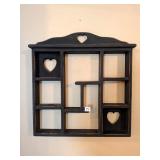 Wooden Wall Trinket Shelf - Measures Approx. 22 x