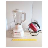 Betty Crocker Blender and a Sunbeam Hand Mixer -