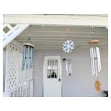 (3) Wind Chimes - Located on Back Porch