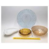 Group of Vintage Glassware including a Marigold