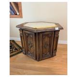 Vintage Side Table with Storage - Measures
