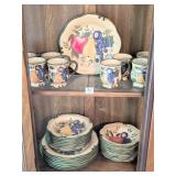 8 Place Setting of Dinnerware by Home Trends -