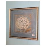 Framed Décor Print - Measures Approx. 20 In. sq.