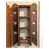 Wooden Wall Trinket Shelf - Measures Approx. 13