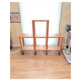 Wooden Display Shelf - Measures Approx. 36L x 9