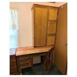 Make Shift Desk / Work Table with Top Cabinet -