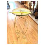 Decorative Side Table - Measures 24 Inches -