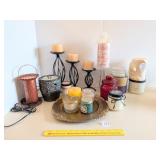 Group of Candles and Wax Tart Warmers - Located