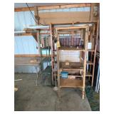 Group of Shelves, Wood and Plastic, Folding