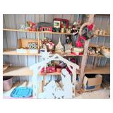 Christmas Décor includes Plywood Nativity Located