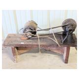 Vintage Bench Grinder - ran when tested - Located