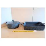 Embossed Bake & Serve Set - Located in Kitchen
