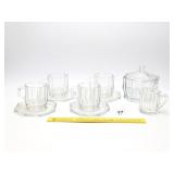 Group of Clear Glassware including a (4) Piece