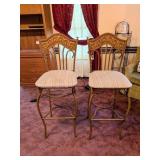 (2) Bar Stool Chairs - Measures Approx. 47T  -