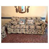 Sofa with Throw Pillows - Matches Lot 30 -