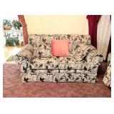 Love Seat  with Throw Pillows - Matches Lot 29 -