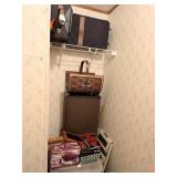 Corner Clean Out includes (2) hampers and Shoe