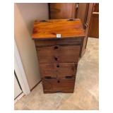 Wooden Vegetable Storage Bin - Measures Approx.