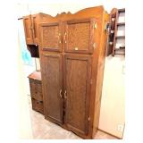 Wooden Storage Cabinet - Measures Approx. 40W x
