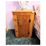 Wooden Side Table with Storage - Measures Approx.